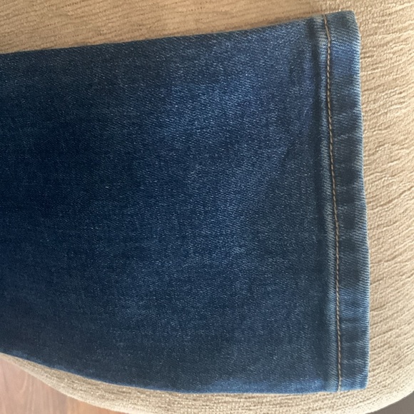 No distressing. Work appropriate! High waisted, medium dark in color. - Picture 3 of 3